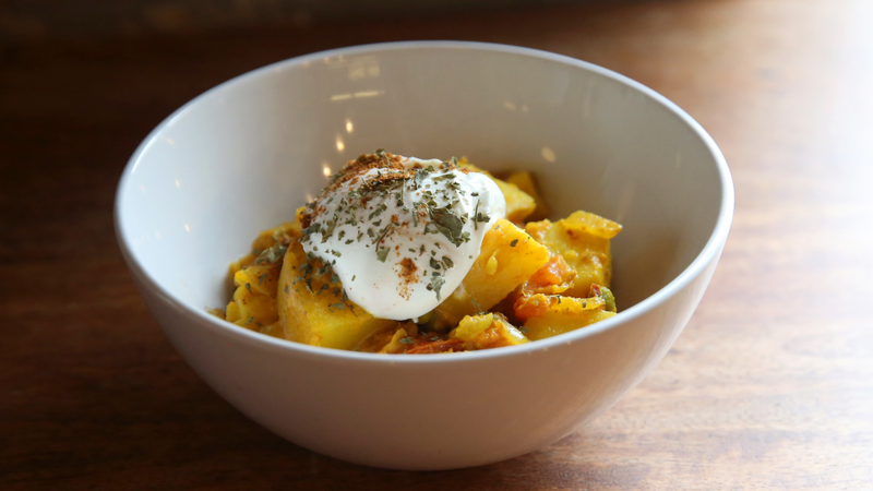 Illustration for article titled Make Crock-Pot Potato-Pea Curry and conquer Meatless Mondays (or any day)